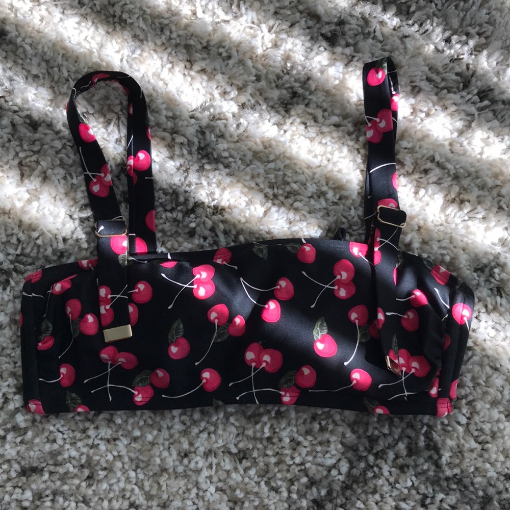 Cherry swim top
